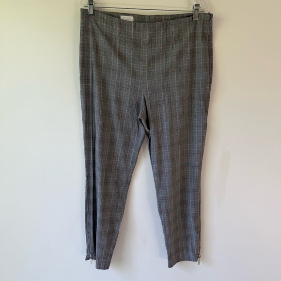 ESCADA Sport Women’s Plaid Wool Blend Long Line Blazer pants set Gray SZ 42/12 - Picture 2 of 16
